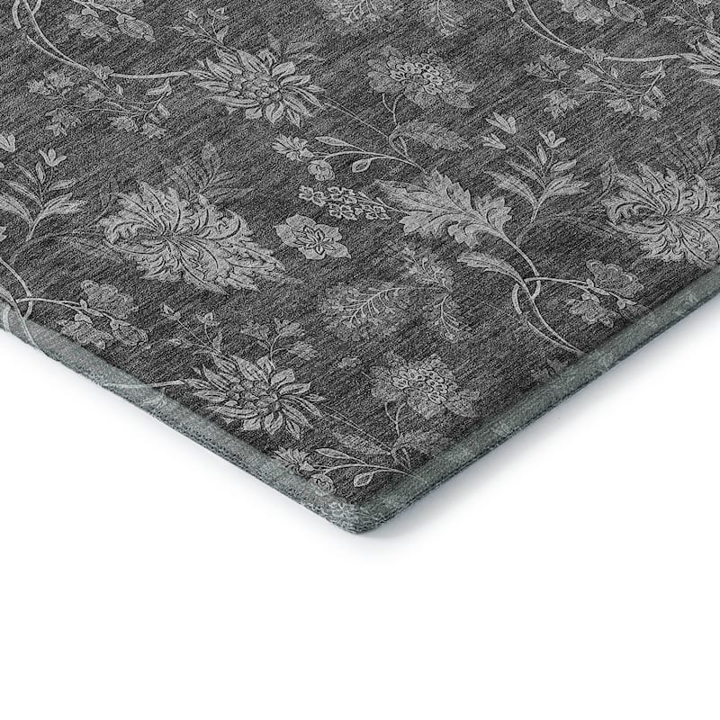 Premium Washable Super Soft Floral Borderless Mayfield Rug