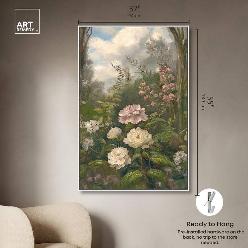 Woodland Bloom Canvas by Art Remedy