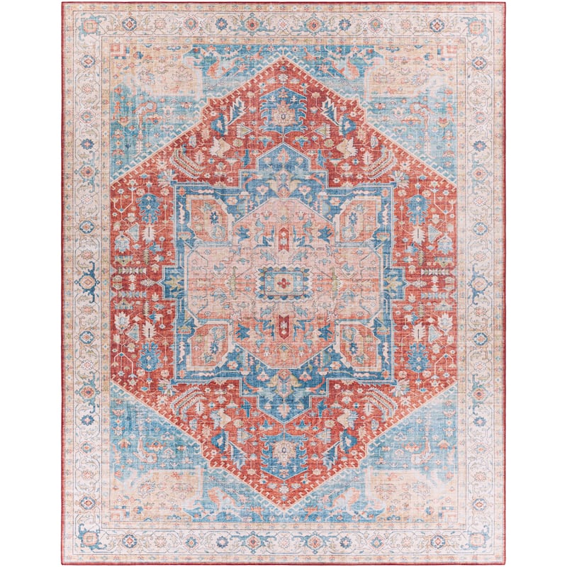 Livabliss Mitika Vintage Medallion Area Rug