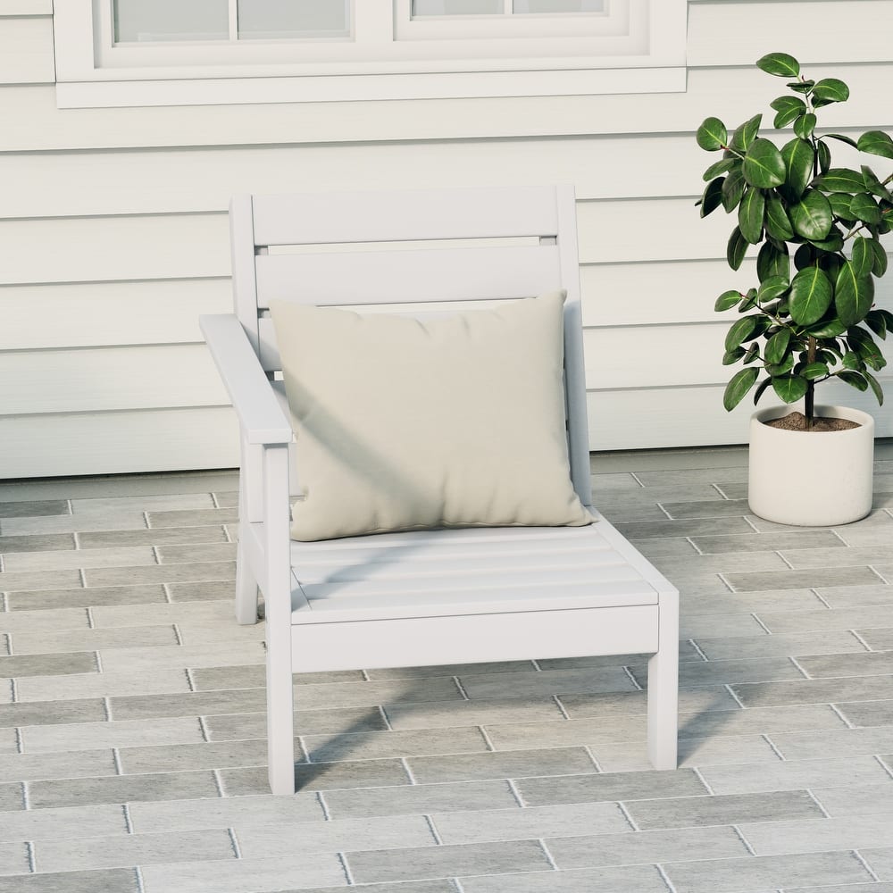 Birchwood All Weather HDPE Outdoor Patio Deep Seating Left Arm Facing Chair