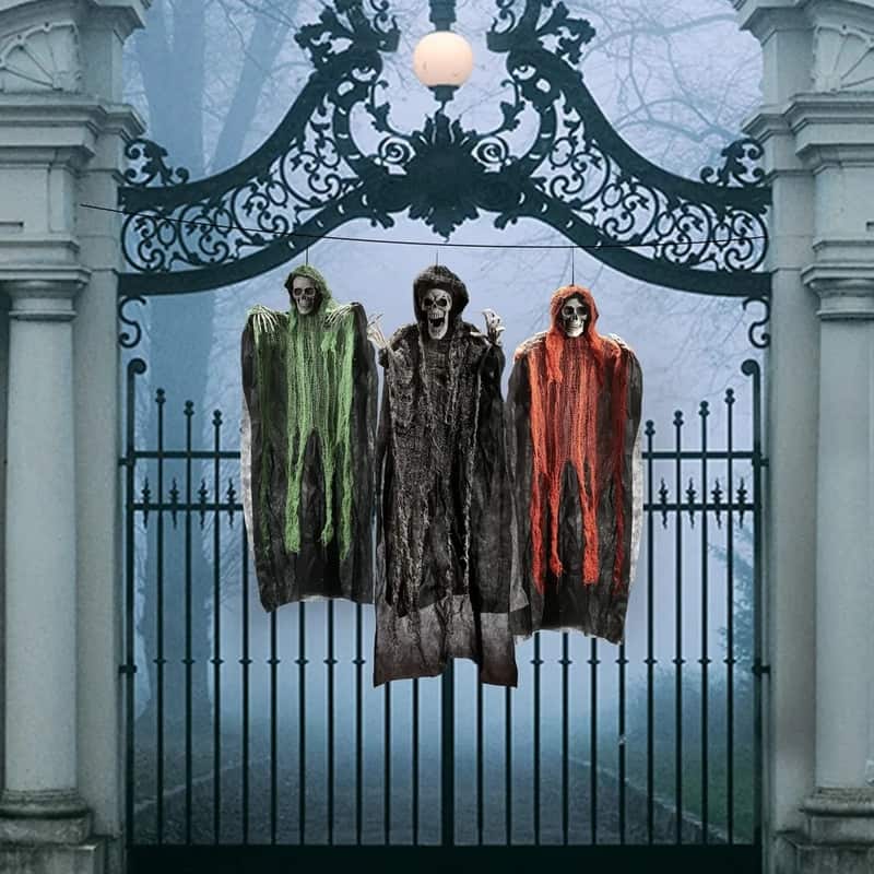3 Pack Halloween Hanging Grim Reapers