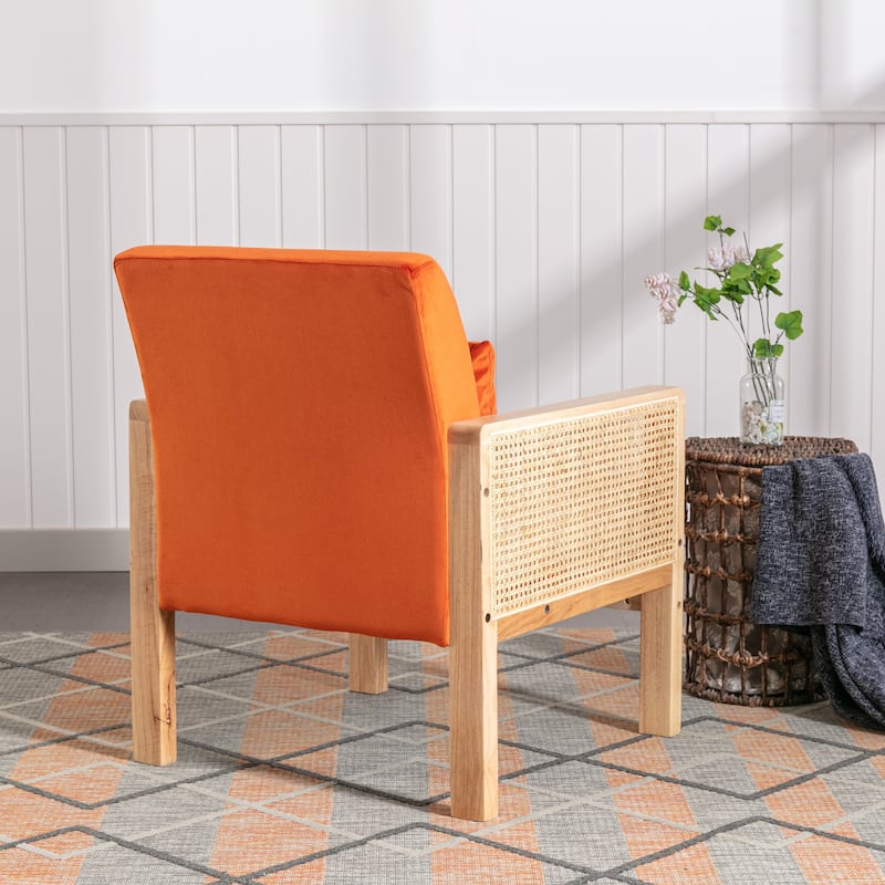 Ebello Solid Wood Accent Chair