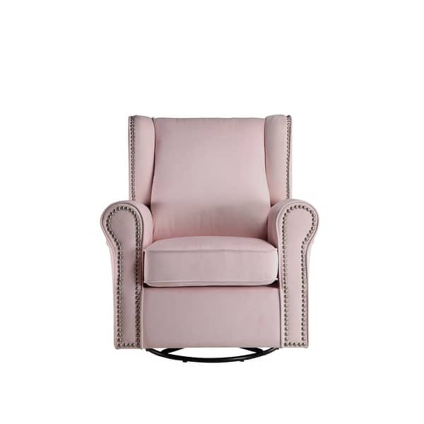 Swivel Chair Removable Cushion Cover and Nailhead Trim Recliners with Glider Bed Bath & Beyond