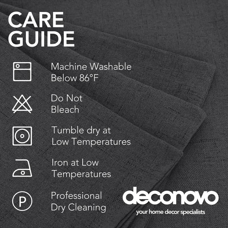 Deconovo Faux Linen Throw Pillow Covers 4 PCS(Cover Only)