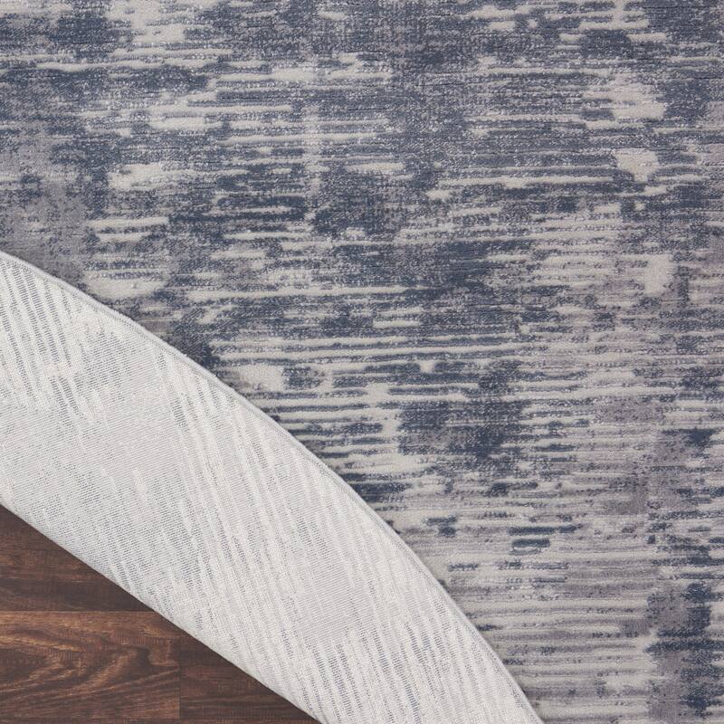 Rustic Textures Modern Transitional Abstract Area Rug