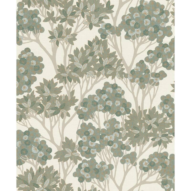 Rasch Stickley Green Tree Wallpaper