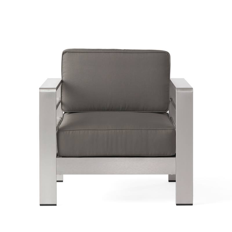 Cape Coral Outdoor Dining Set + Sectional Sofa Set + Club Chairs + Chaise Lounges + Coffee Table by Christopher Knight Home