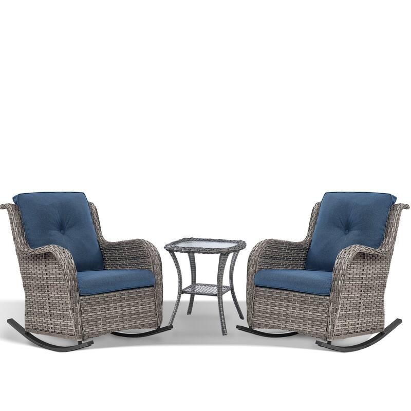 Outdoor Rocking Chair Rattan Rocker Chairs