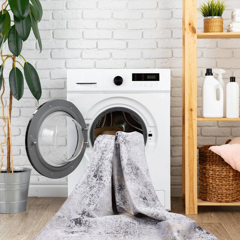 Modern Stylish Multi-Color Washable Rug