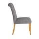 preview thumbnail 17 of 38, Benchwright Premium Tufted Rolled Back Parsons Chairs (Set of 2) by iNSPIRE Q Artisan