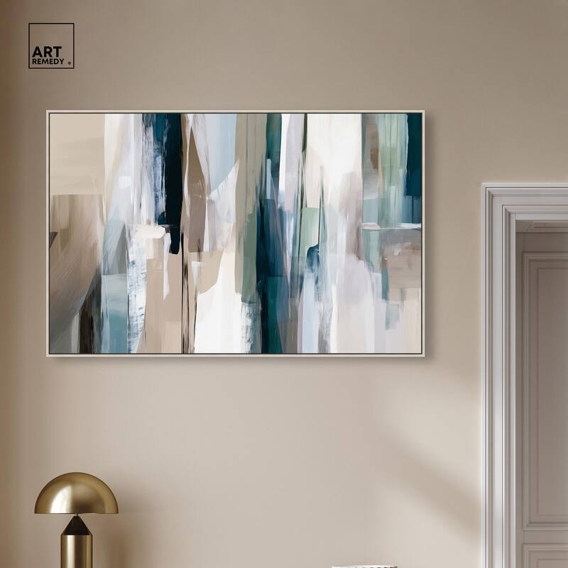 Color Columns Canvas by Art Remedy