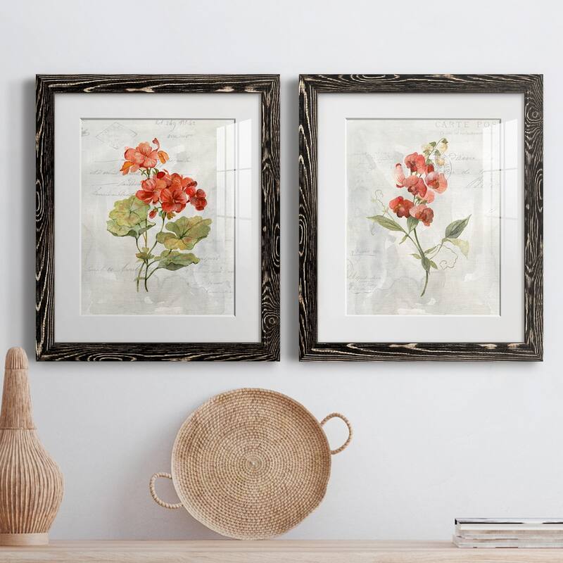 Linen Geranium-Premium Framed Print - Ready to Hang