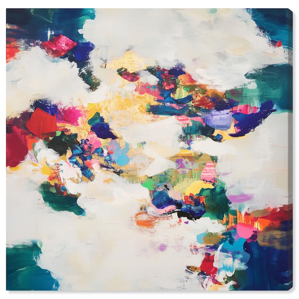 Spectrum Splash Canvas by Art Remedy, Gallery Wrapped