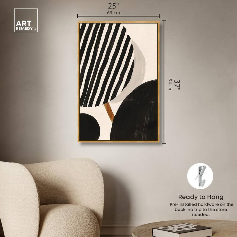 Linear Contempo Canvas by Art Remedy