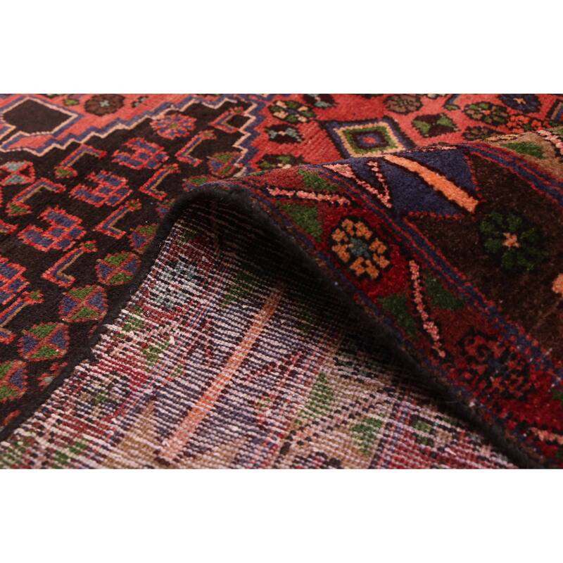 ECARPETGALLERY Hand-knotted Konya Anatolian Black Wool Rug - 4'11 x 10'0