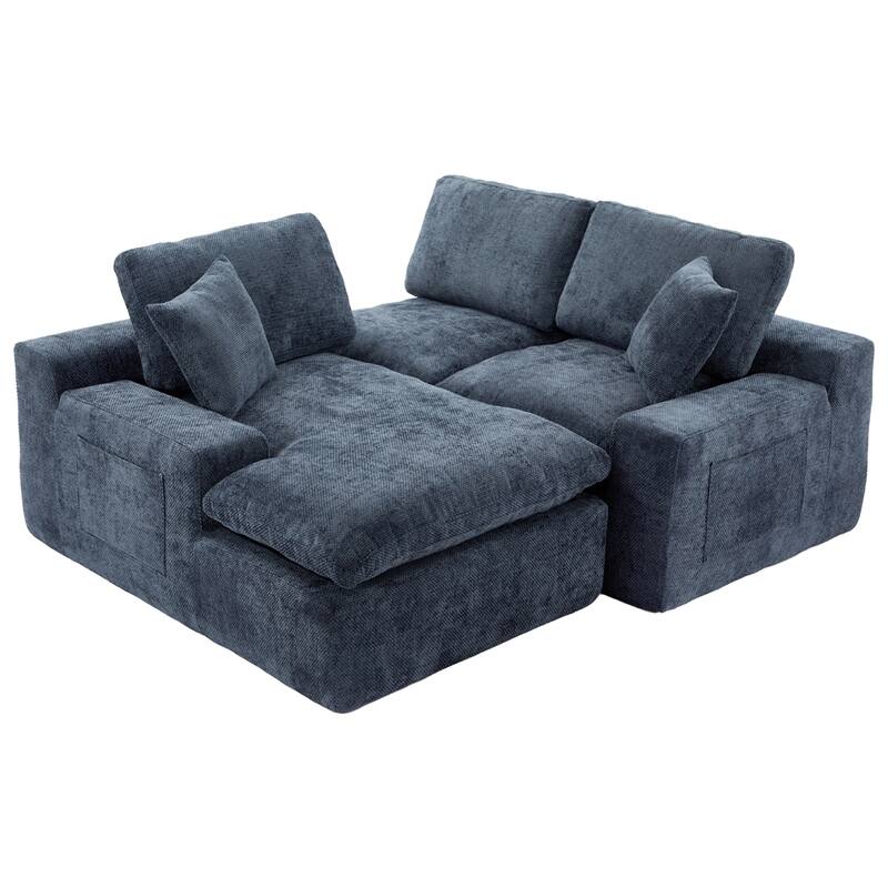 Cloud Sectional Sofa 107.9" Upholstered Sofa Couch