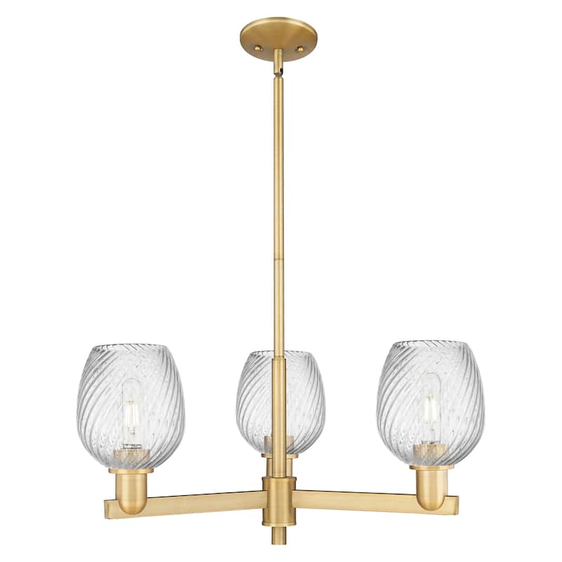 Innovations Lighting Endless Possibilities Arcadia - Salina - 3 Light 28" Stem Hung Chandelier - Brushed Brass