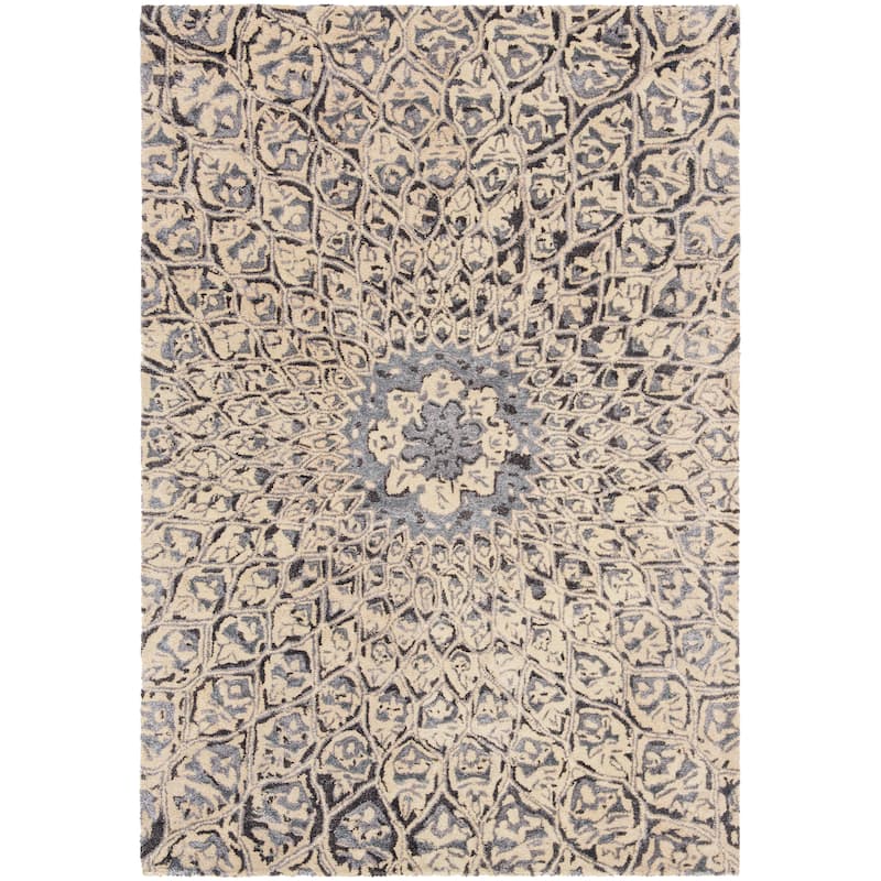 SAFAVIEH Handmade Allure Nazire Modern Floral Wool Rug