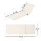 preview thumbnail 32 of 41, Perla Acacia Wood Chaise Lounge (Set of 2) by Christopher Knight Home