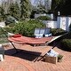 preview thumbnail 20 of 71, Sunnydaze Rope Hammock with 12-Foot Stand, Hammock Pad & Pillow