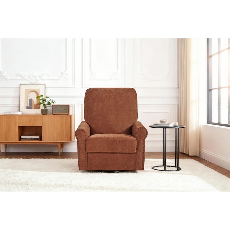 Heido 360 Degree Swivel Glider Manual Recliner Leisure Sofa Chair
