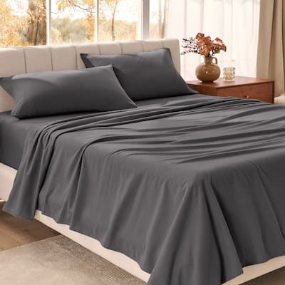 Bare Home Organic Cotton Flannel Sheet Set