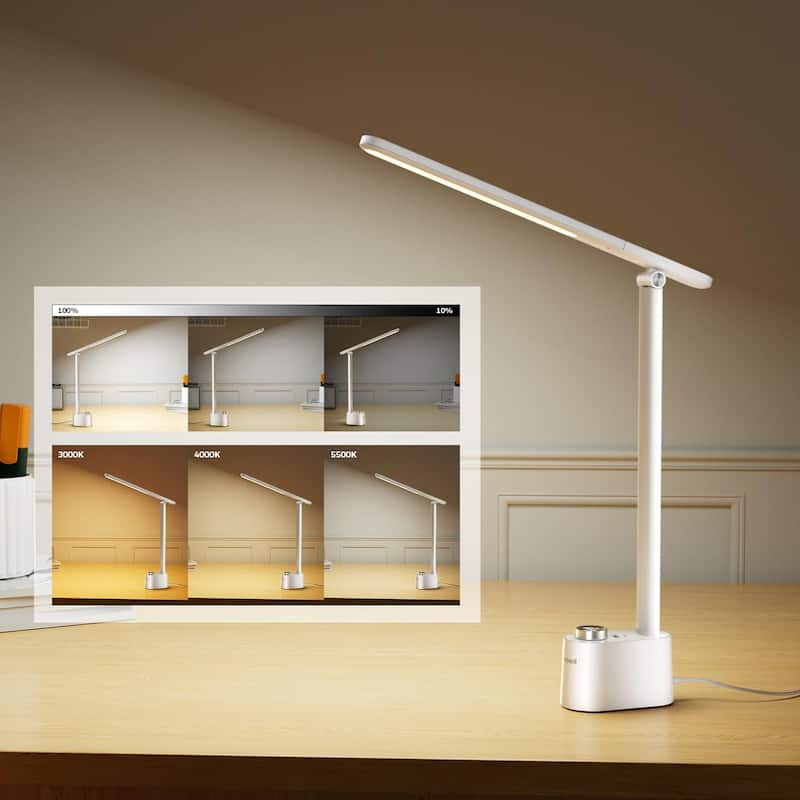 Honeywell Sunturalux LED Desk Lamp Adjustable Foldable Eye Friendly - N/A