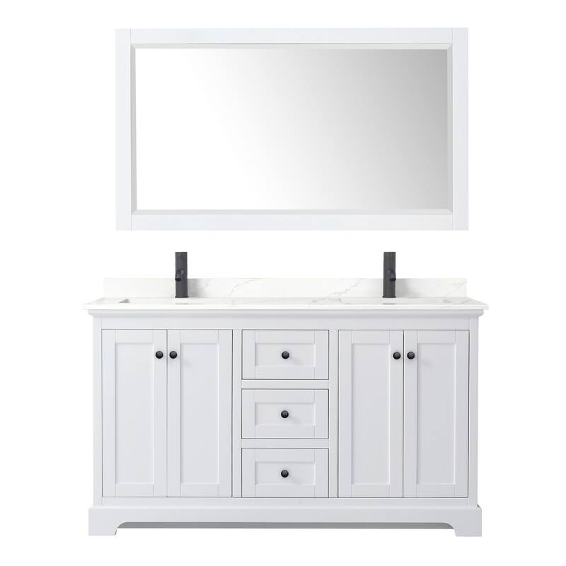 Wyndham Collection WCV232360D-QTZ-UNSM58 Avery 60" Free Standing