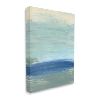 Abstract Nautical Graphics Stupell Abstract Nautical Wave Inspiration Fluid Blue Waves Canvas Wall ...