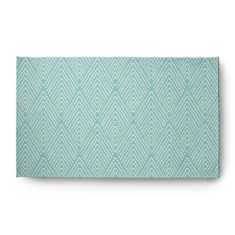 Lifeflor Diamond Spring Chenille Rug - 3' x 5' - Wave Top Blue