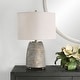 preview thumbnail 3 of 5, Uttermost Gorda Bronze Ceramic Table Lamp - 23"H,   Shade 10"H x 15 Dia. (in)
