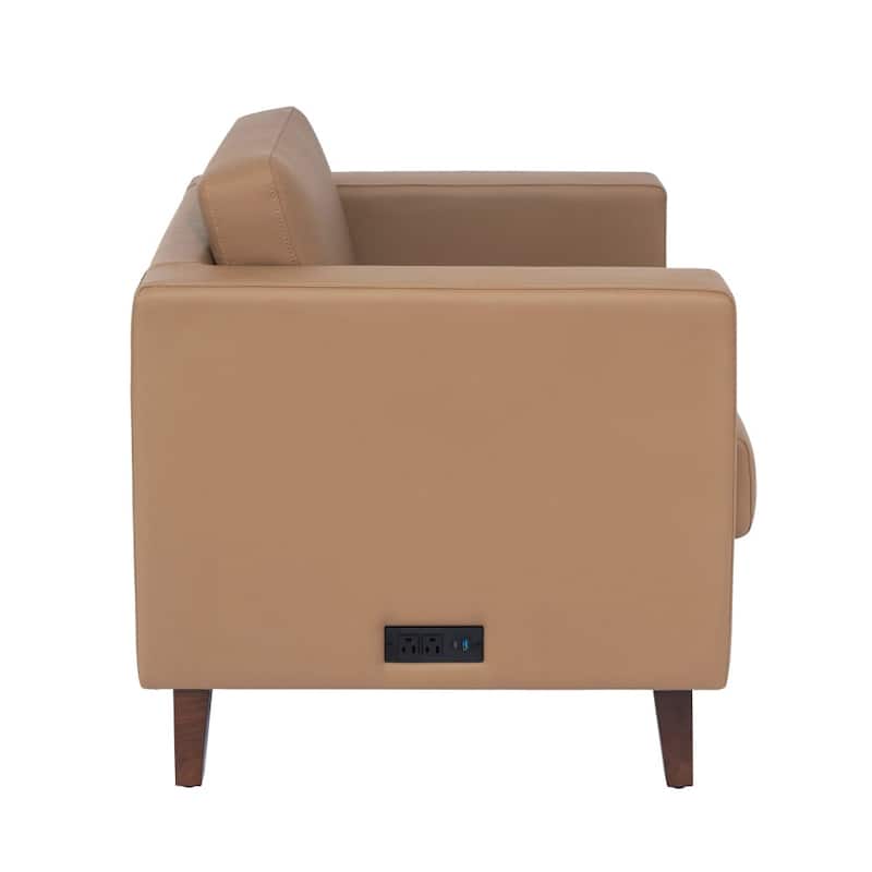 3 PC Commercial Seating Set with Outlets/USB/USB-C Ports - 33"W x 31.25"D x 32.5"H