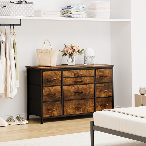 long wide dresser Atten 4-Drawer Wide Dresser