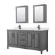 Option Dark Gray, Black Trim, Giotto Quartz Top