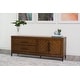 preview thumbnail 5 of 15, Abbyson Stephanie 70 inch Media Console with Storage Brown