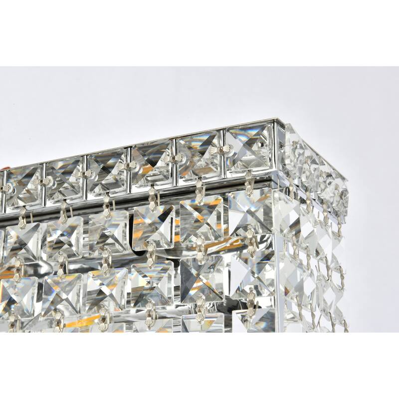 Elegant Lighting V2032W30/RC Maxime 7 Light 6" Tall Wall Sconce with
