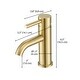 preview thumbnail 6 of 4, Ancona Single Handle 1-Hole Bathroom Faucet in Brushed Champagne Gold