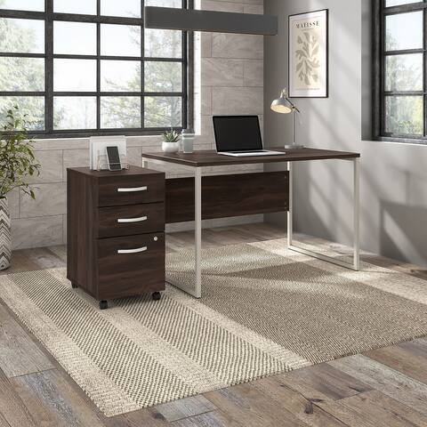 Hybrid 48W x 30D Computer Desk with Drawers by Bush Business Furniture