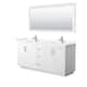 Option White, Nickel Trim, Giotto Quartz Top