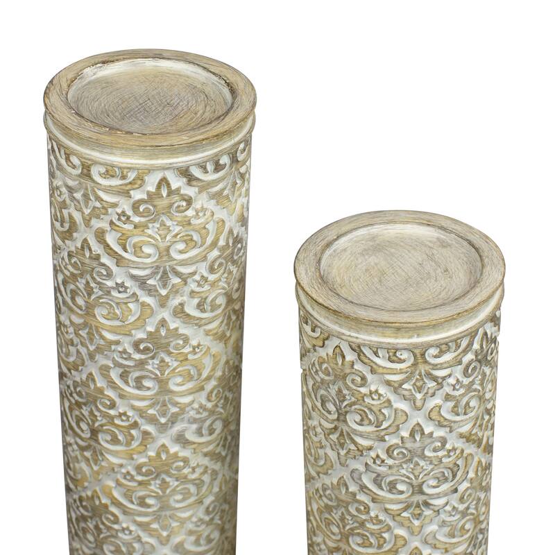 Renee 14" and 11" Decorative Candleholders (Set of 2)