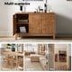preview thumbnail 33 of 46, HULALA HOME Glenda Contemporary 45''W Versatile 3-door Adjustable Shelf Storage Cabinet