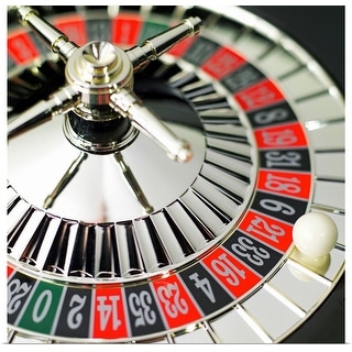 Shop Elevated View Of Roulette Wheel Poster Print Overstock