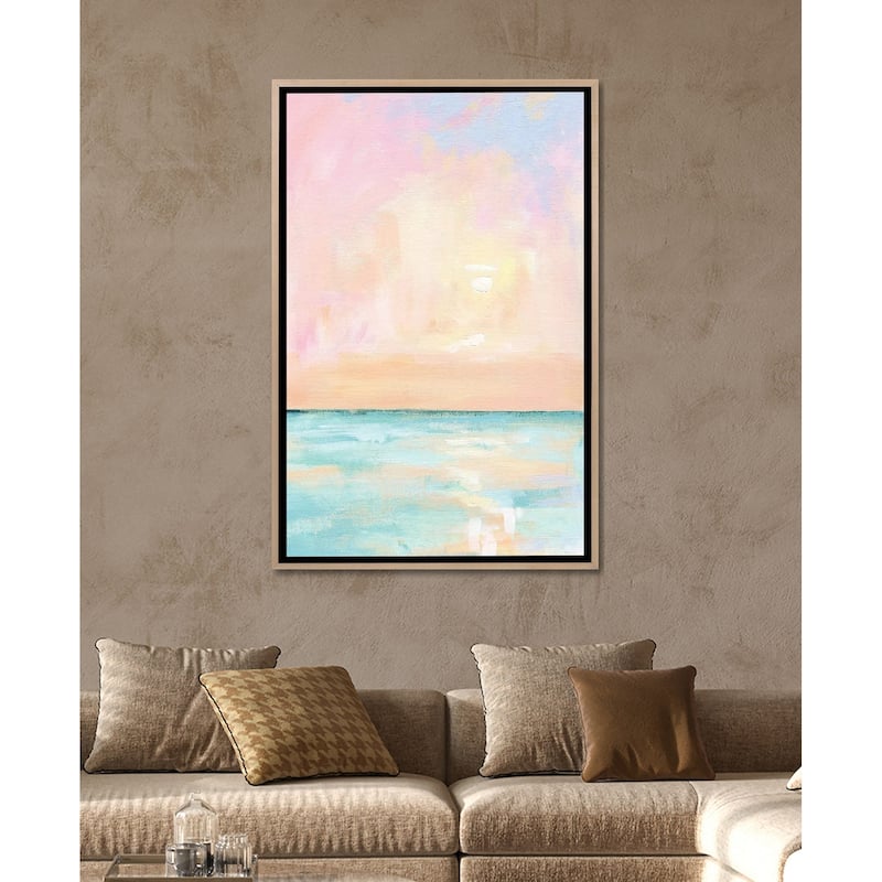 "Pastel Florida Sunset" by April Moffatt Framed
