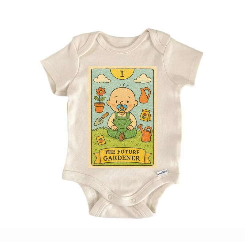 Future Gardener Tarot - Baby Bodysuit - Pink - 0-3M