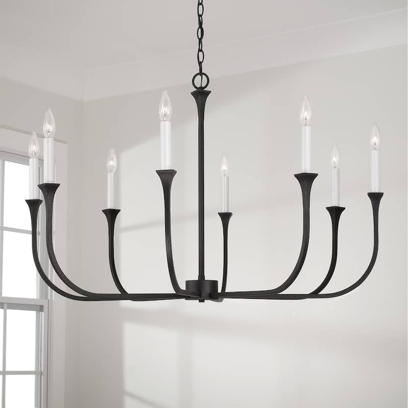 Decklan 8-Light Chandelier - 38"W x 25"H