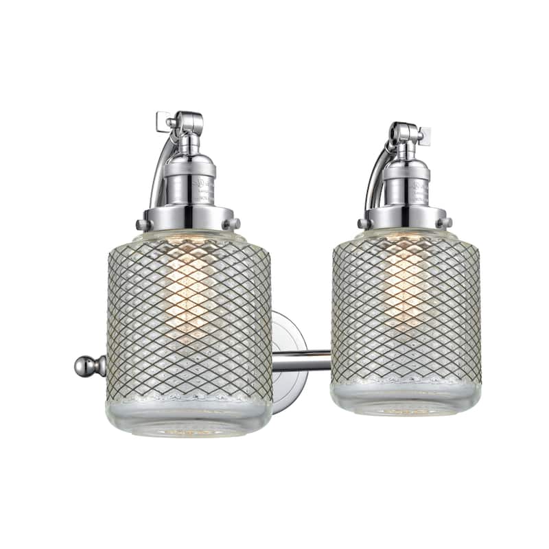 Innovations Lighting Stanton 2 Light 18" Wide Bathroom Vanity Light - Polished Chrome / Clear