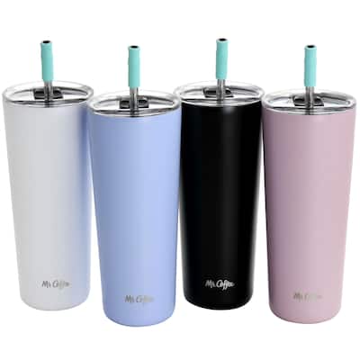 4 Piece 23oz. Stainless Steel Tumbler Set - 23 Ounces