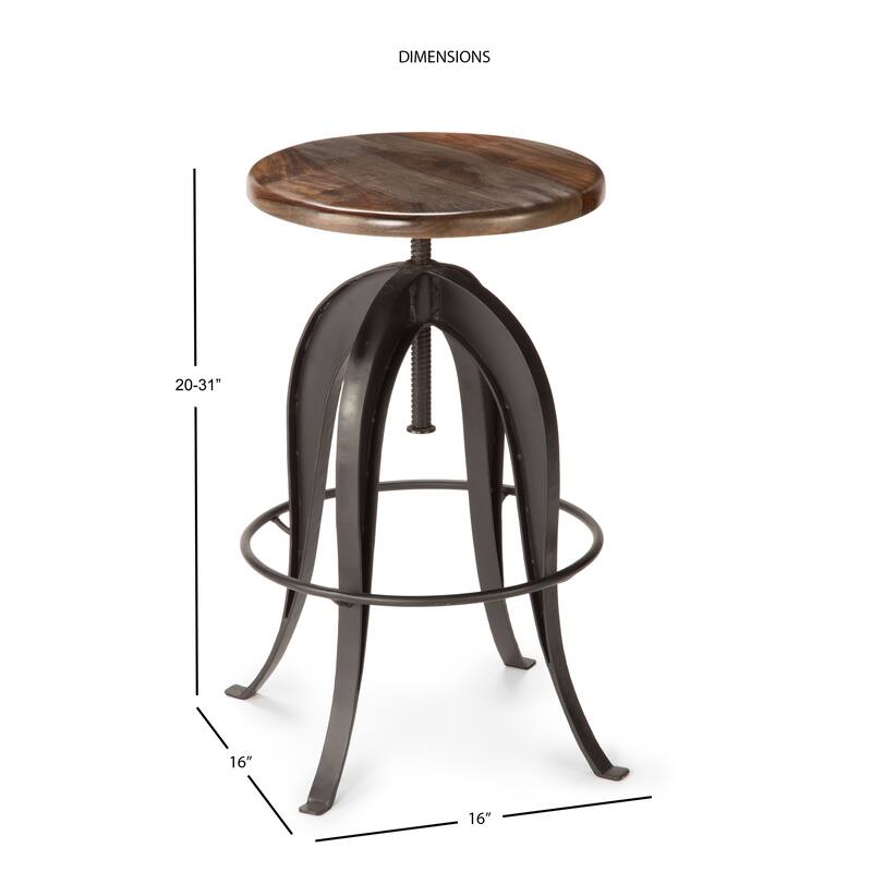 Steve Silver Seoni Adjustable 3-Piece Pub Set