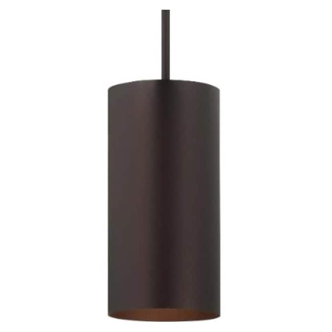 Volume Lighting Single Light 6" Wide LED Outdoor Mini Pendant