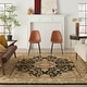 preview thumbnail 20 of 60, Nourison Hand-tufted Traditional Persian Wool Silk Area Rug 7' 9" x 9' 9" - Black - Runner/Rectangle